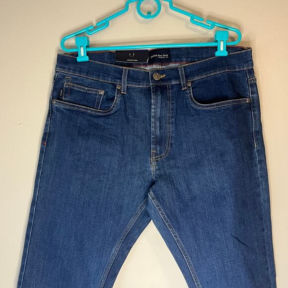 NWT! Men's Jachs New York Dark Wash Straight Leg Jean Size 36/34 - Picture 6 of 14